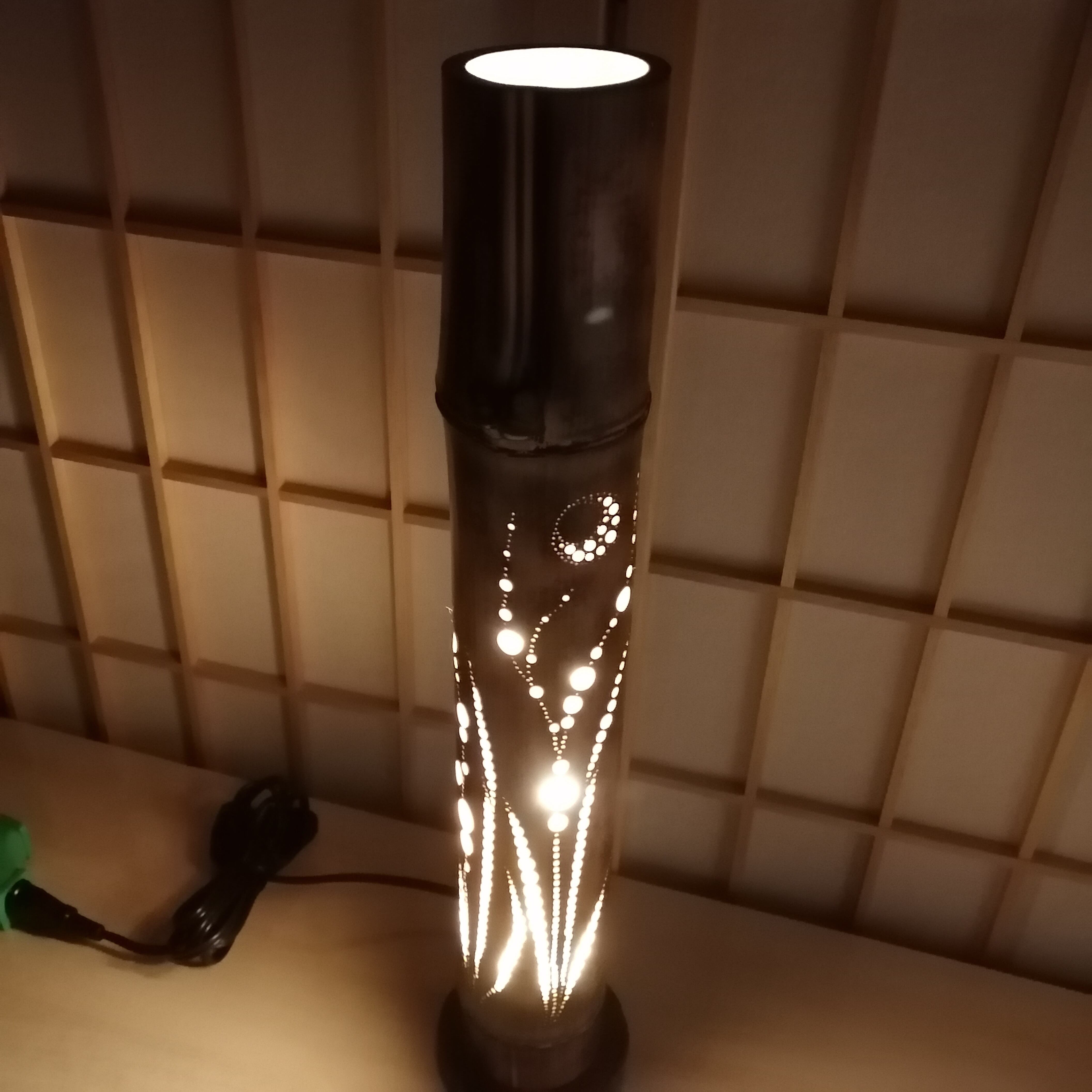 癒し灯火 竹灯籠 No23258（W仕様） | ふーs' shop