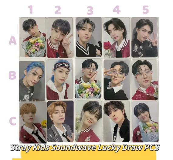 Stray Kids [OFFICIAL] 5 Stars Soundwave Lucky Draw LD Pob