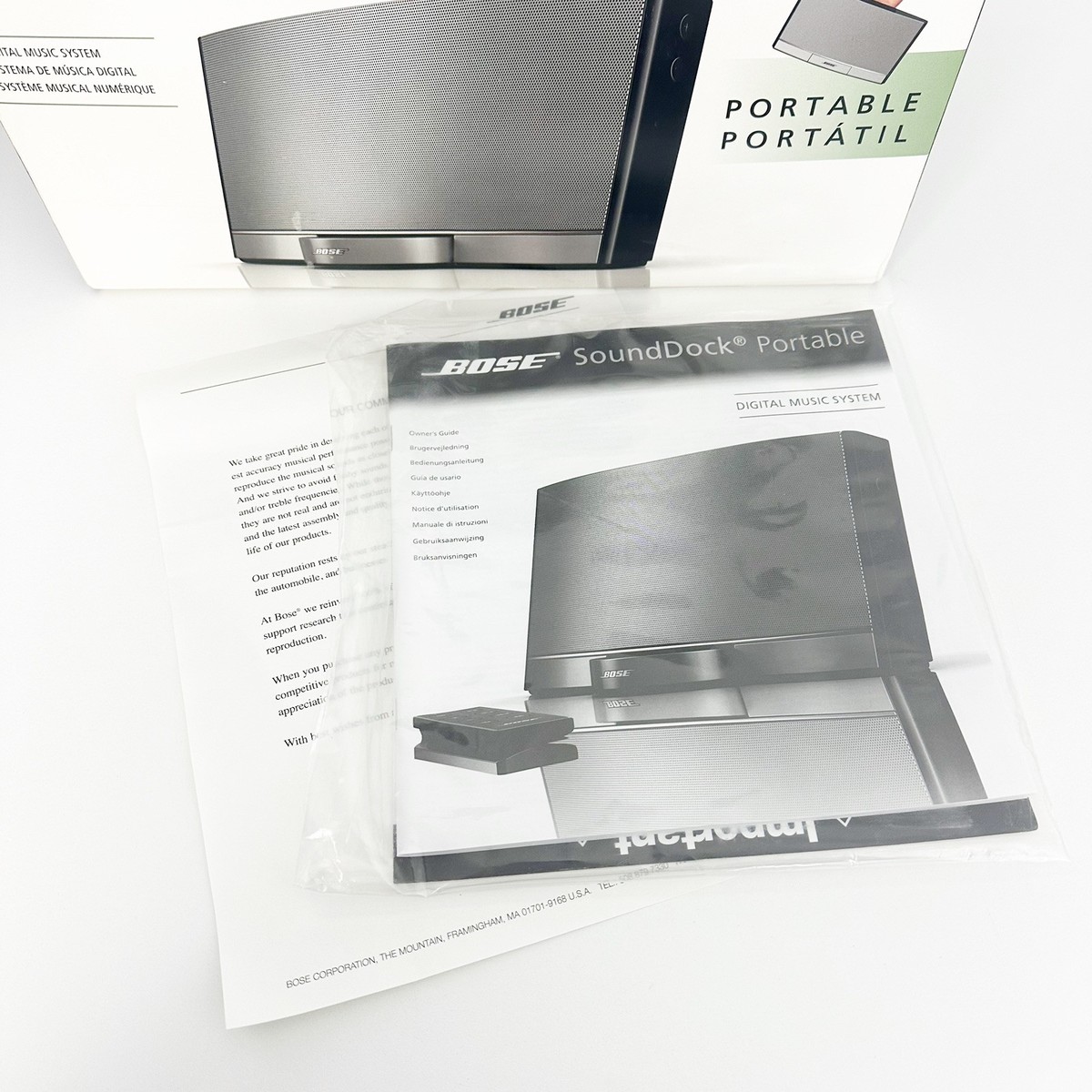 Bose SoundDock Portable Digital Music System Speaker - Black