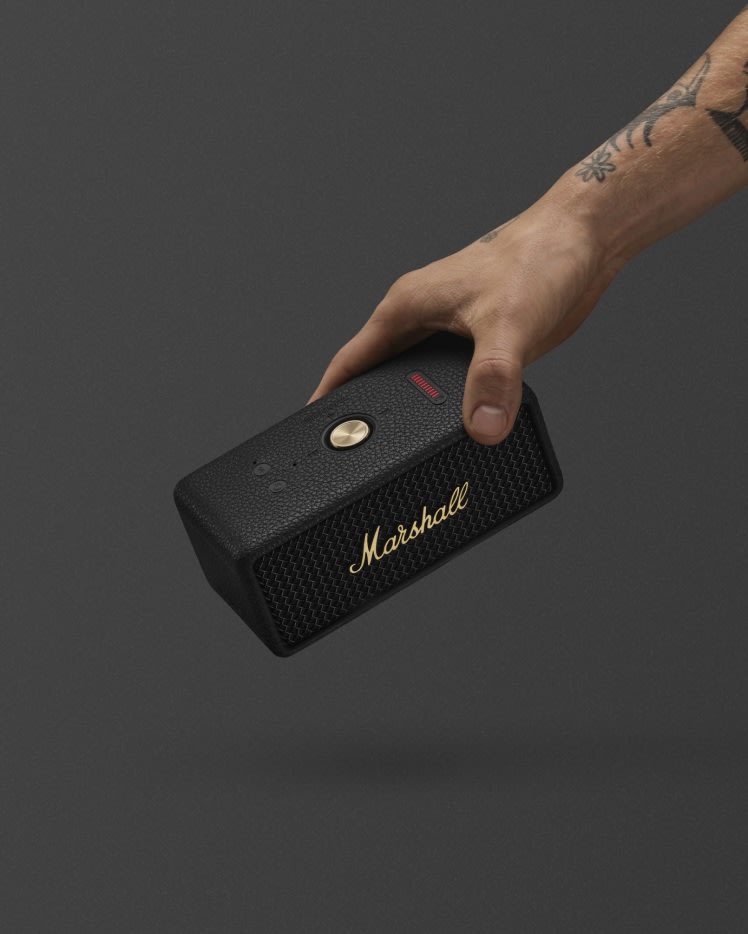 Emberton III Black and Brass - Portable speaker | Marshall.com