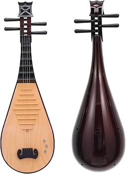 Amazon | Abaodam 1個 リュート 中国の楽器 楽器飾り 中国のギター