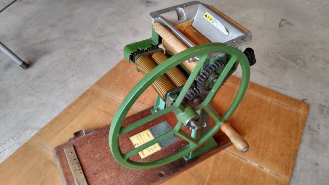 小野式製麺機 レストア 1 | 武蔵野うどん 越ヶ家