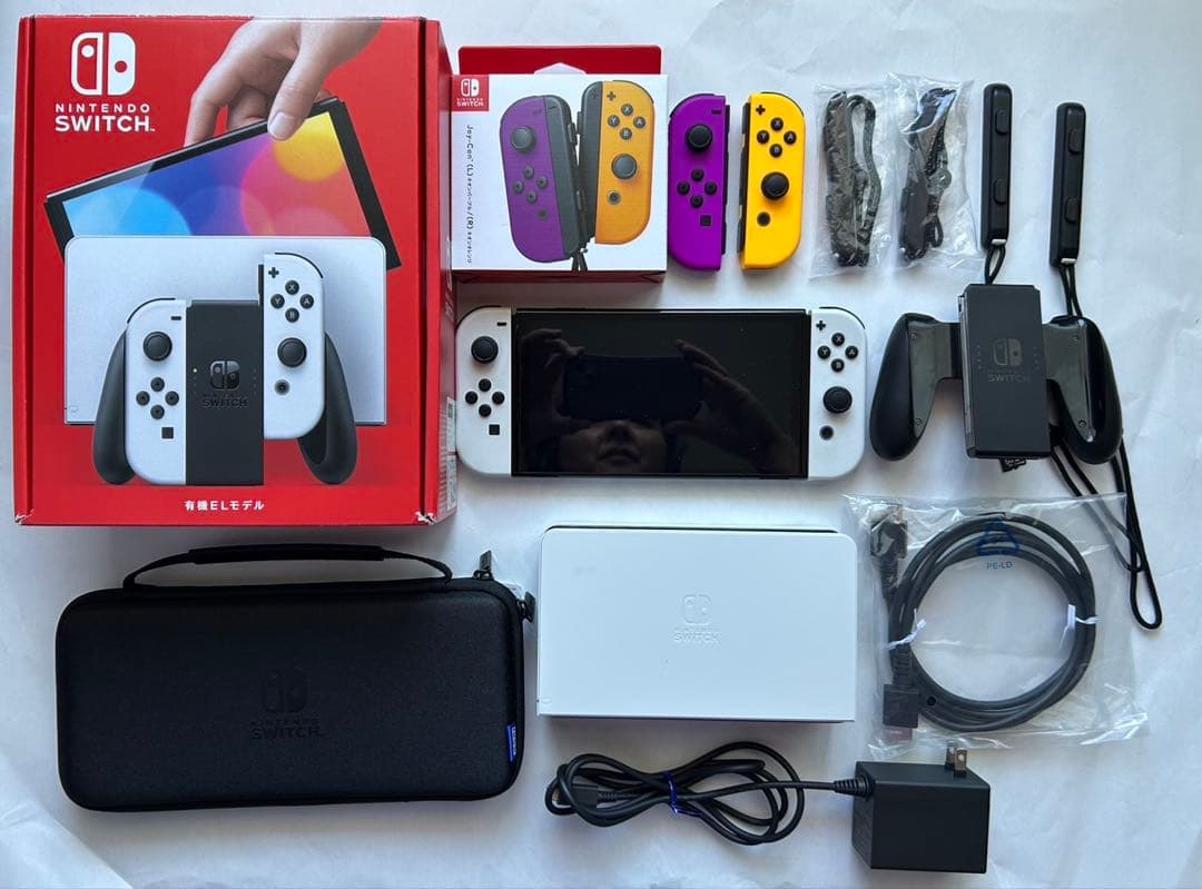 【値下げ】NintendoSwitch有機EL SDカード 追加Joy-Con付 Amazon.co.jp: Nintendo Switch(有機ELモデル) Joy-Con(L)/(R