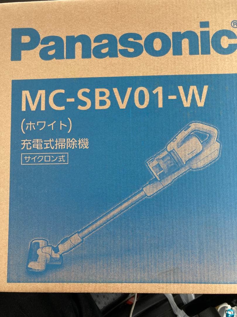 パナソニック 充電式掃除機 MC-SBV01-W ホワイト パナソニック 充電式掃除機 MC-SBV01-W（ホワイト） 掃除機 - 最安値