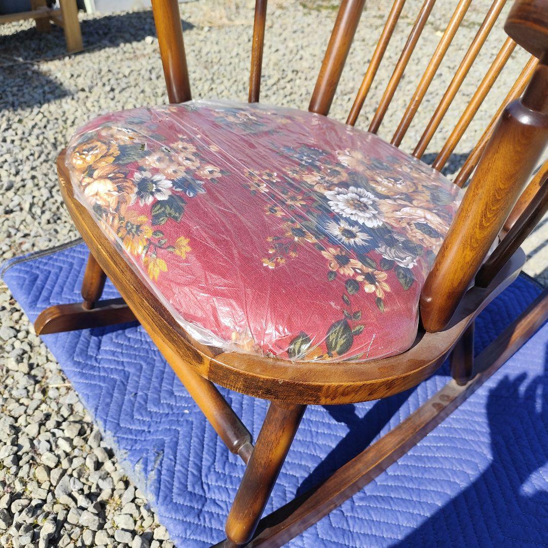 家具 東洋ファニチャー ロッキングチェア 揺り椅子 椅子 レトロ - メルカリ