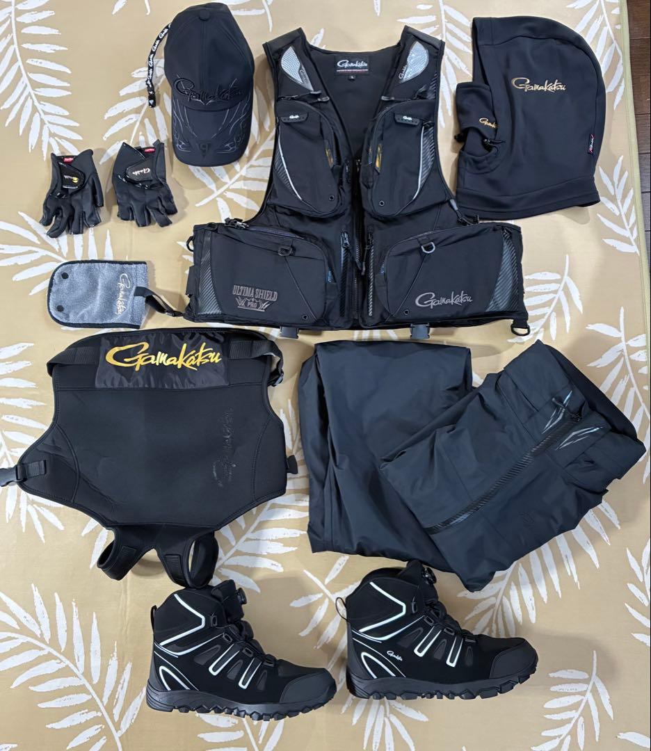 新品　がまかつ　ブラックギア　フルセット　検）サンライン　ダイワ　シマノ Gamakatsu（がまかつ） (送料無料)がまかつ/Gamakatsu ロッドケース