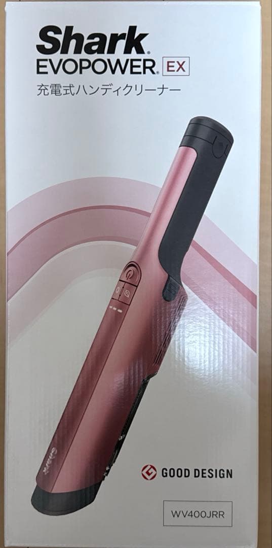 未使用 Shark WV400JRR 充電式ハンディクリーナー EVOPOWER EX 充電式ハンディクリーナー WV400J|WV400JRR|ハンディ