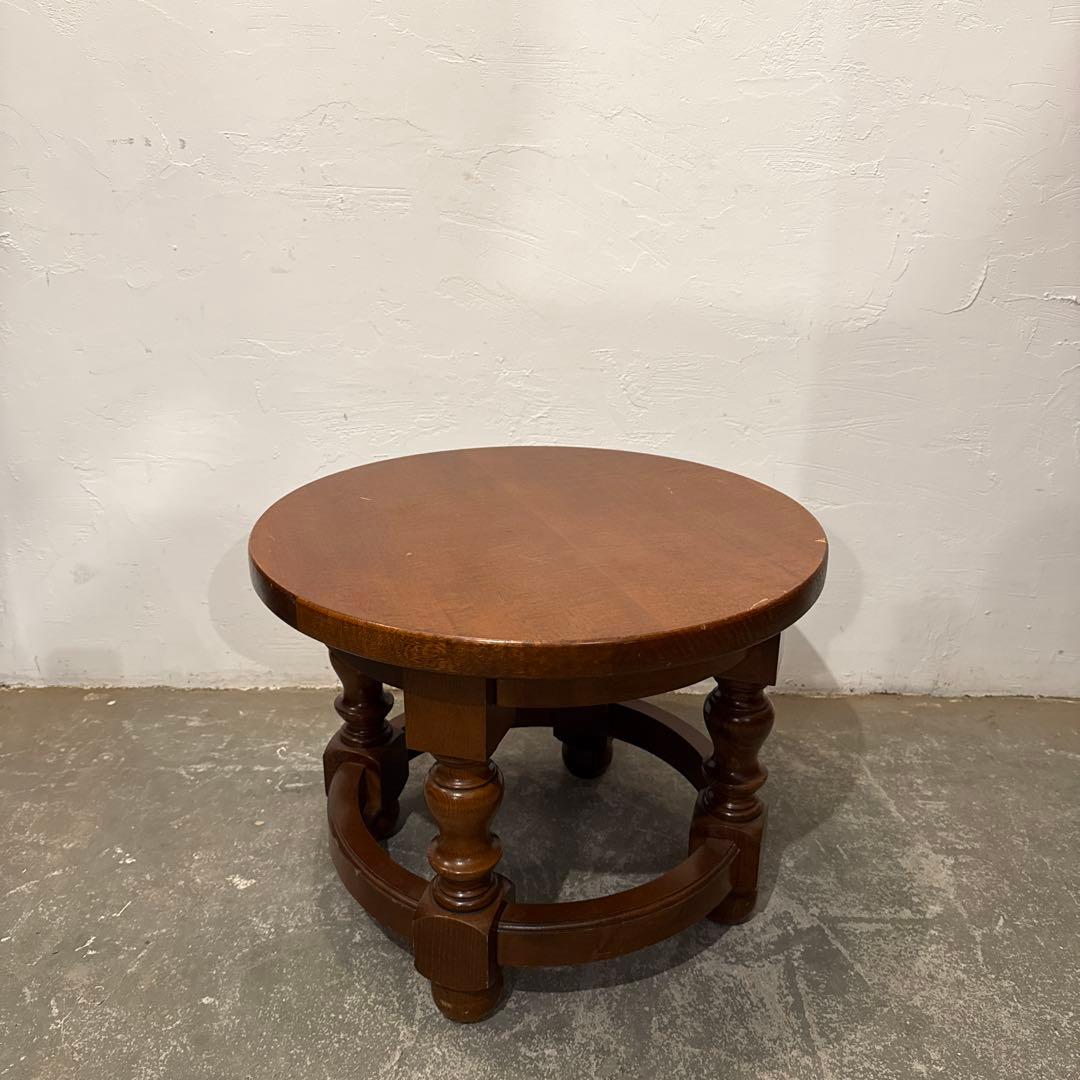 年末年始saleヴィンテージ　ラウンド　コーヒーテーブル コーヒーテーブル | アンティークショップ ジェオグラフィカ ｜E-SHOP