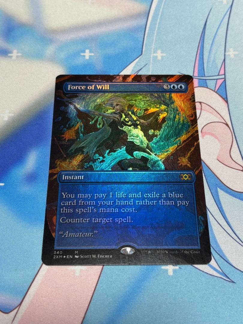 【MTG】意志の力 Foil ダブルマスターズ　英語 フルアート)意志の力/Force of Will《日本語》【2XM】