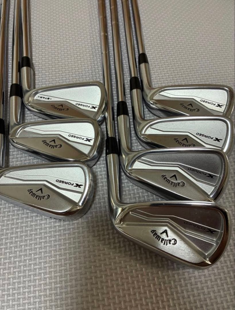 【中古・美品】キャロウェイ Xフォージド（2024）7本セット X FORGED STAR 2024｜キャロウェイ｜アイアンセット｜ﾓｰﾀﾞｽﾂｱｰ120