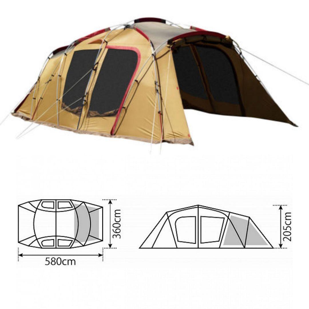スノーピーク peak トルテュ ライト トルテュライト ファミキャングルキャンに！スノーピーク人気ツールームテント